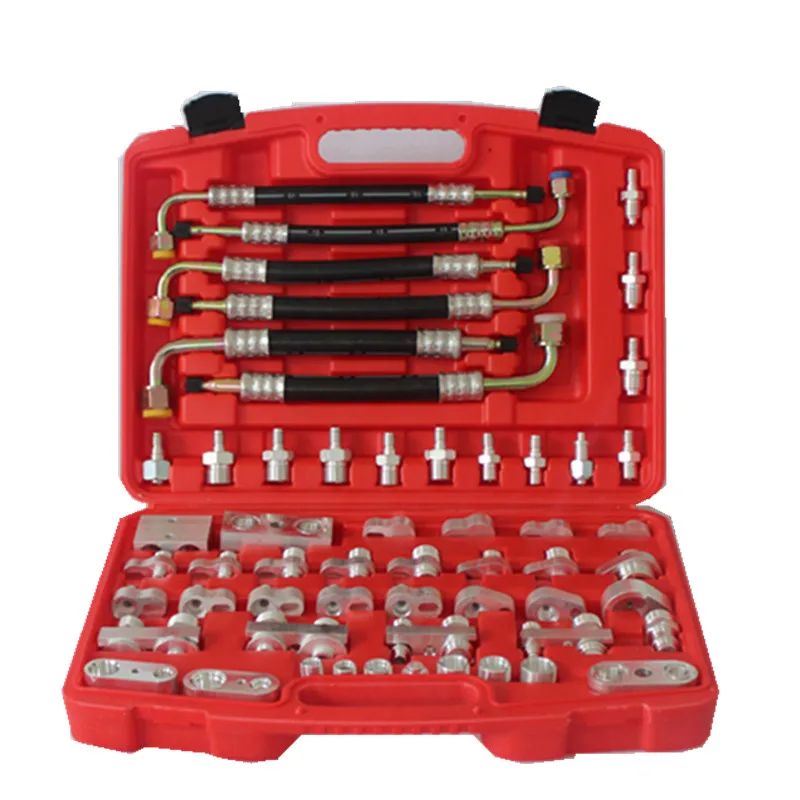 56PCS Truck Detection Maintenance Tools Automotive Air Conditioning Test Leakage Leak Tool in