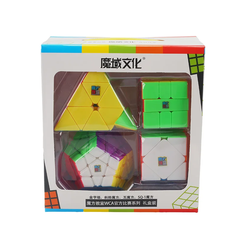 Moyu Cubing Class(MoFangJiaoShi) 2x2x2 3x3x3 4x4x4 5x5x5 волшебный куб подарочный набор без наклеек игрушки для детей MF2S MF3S MF4S MF5