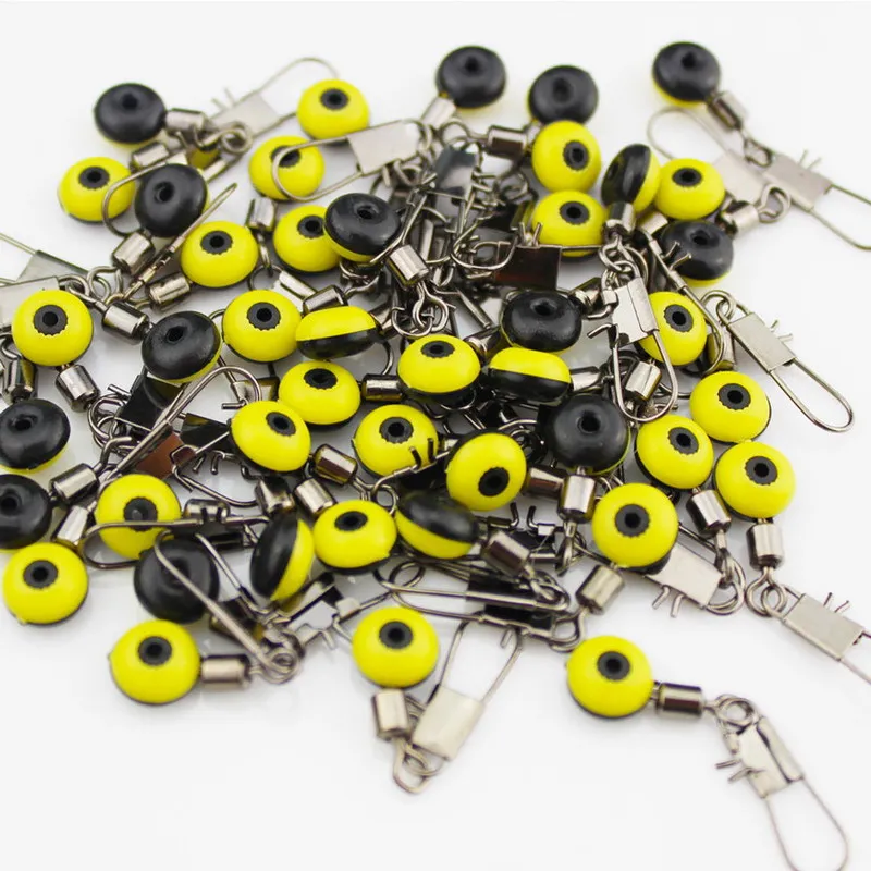 

20pcs Fishing Line to Hook Swivels Shank Clip Connector Interlock Snap Sea Space Bean Lure fishing Accessories