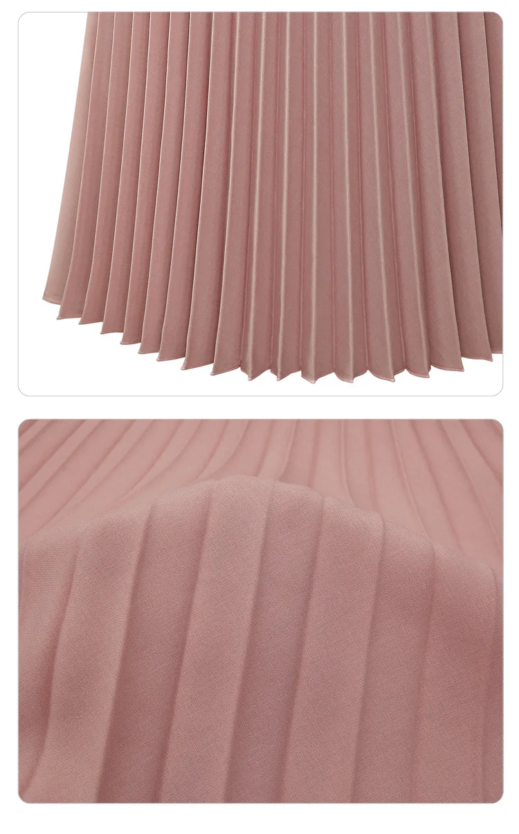 2017 весенние универсальные шифоновая юбка талии раза тонкая юбка плиссированная юбка отдела летние тонкий юбка/Saia