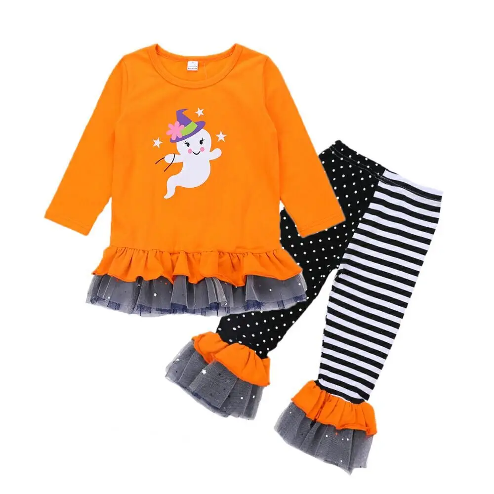2018 New Brand Cartoon Long Sleeve Cute Kids Baby Girls Halloween
