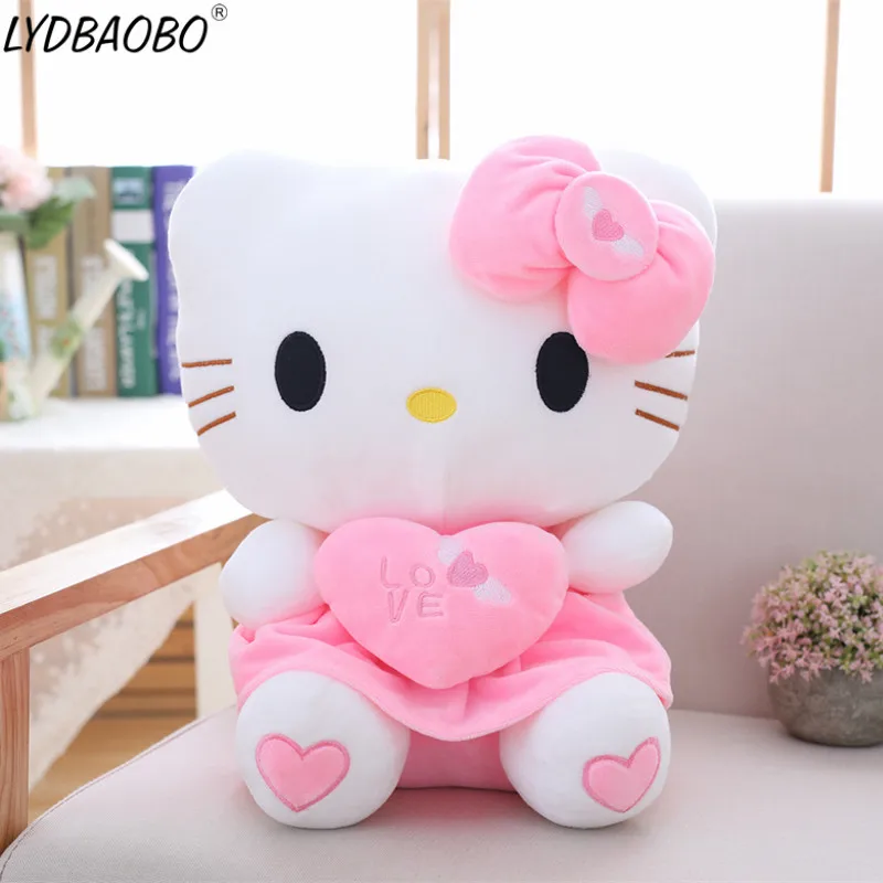 

LYDBAOBO 1PC Cartoon Giant Kawaii Pink Hello Kitty Cats Plush Doll Cute Kitty Animal Cat Doll Toy Soft Pillow Toy Kid Girl Gifts