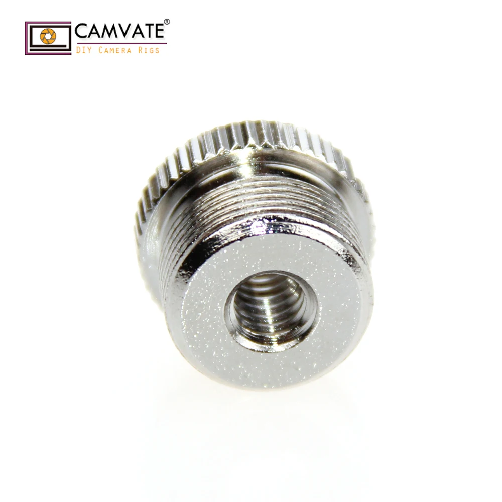 CAMVATE 5/8 дюймовый Мужской до 1/4 дюйма микрофонный винт адаптер с наружной резьбой