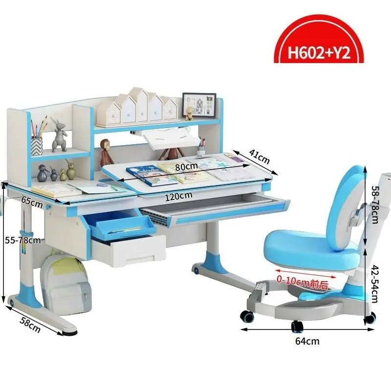 Version C Tablo Pupitre Infantil Estudio мебель Tisch набор Kinder Tafel Tableau Estudiar Enfant стол Escritorio Меса для обучения детский стол - Цвет: Version C