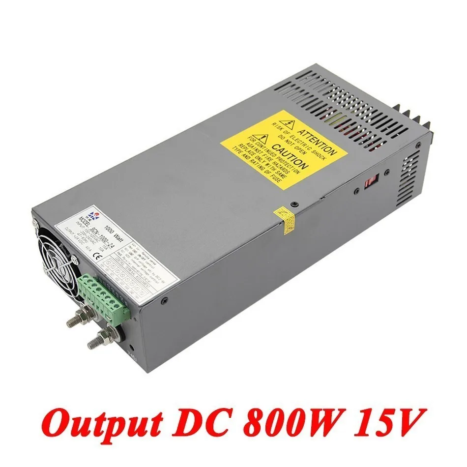Scn-800-15 800W 15v 53A,High-power Single Output ac dc switching power supply for Led Strip,AC110V/220V Transformer to DC 15 V Scn-800-15 800W 15v 53A,High-power Single Output ac dc switching power supply for Led Strip,AC110V/220V Transformer to DC 15 V