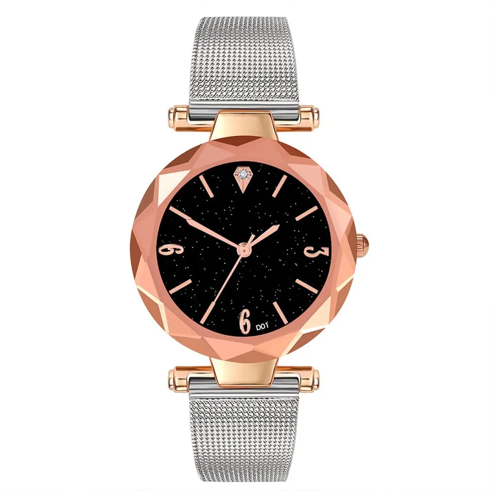 

Fashion Quartz Watch Round Dial Wrist Watch Steel Strap Wrist Watch Different Patterns Quartz Wristwatch for Women Men