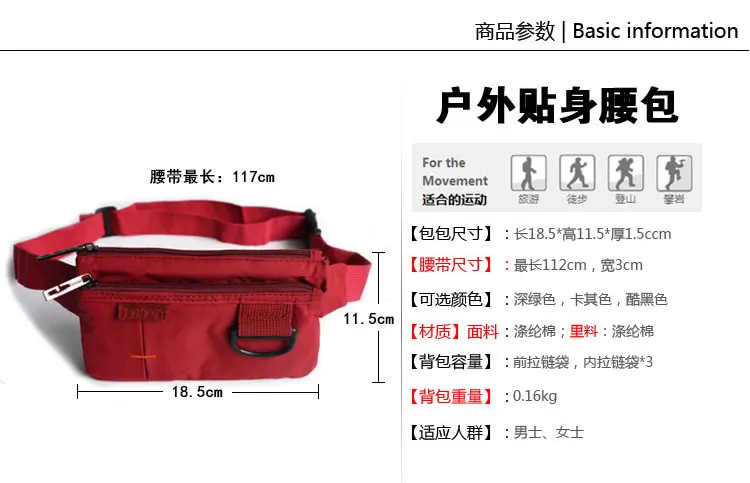 2019 водостойкая поясная сумка для мужчин для бега женская сумка на молнии сумка для денег сумка-кошелек дорожная сумка для мобильного