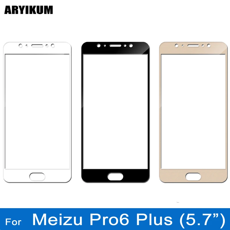 ARYIKUM HD полное покрытие закаленное стекло для Meizu Pro 6 Plus 5 7 &quot64 Гб 128 ГБ Защитная