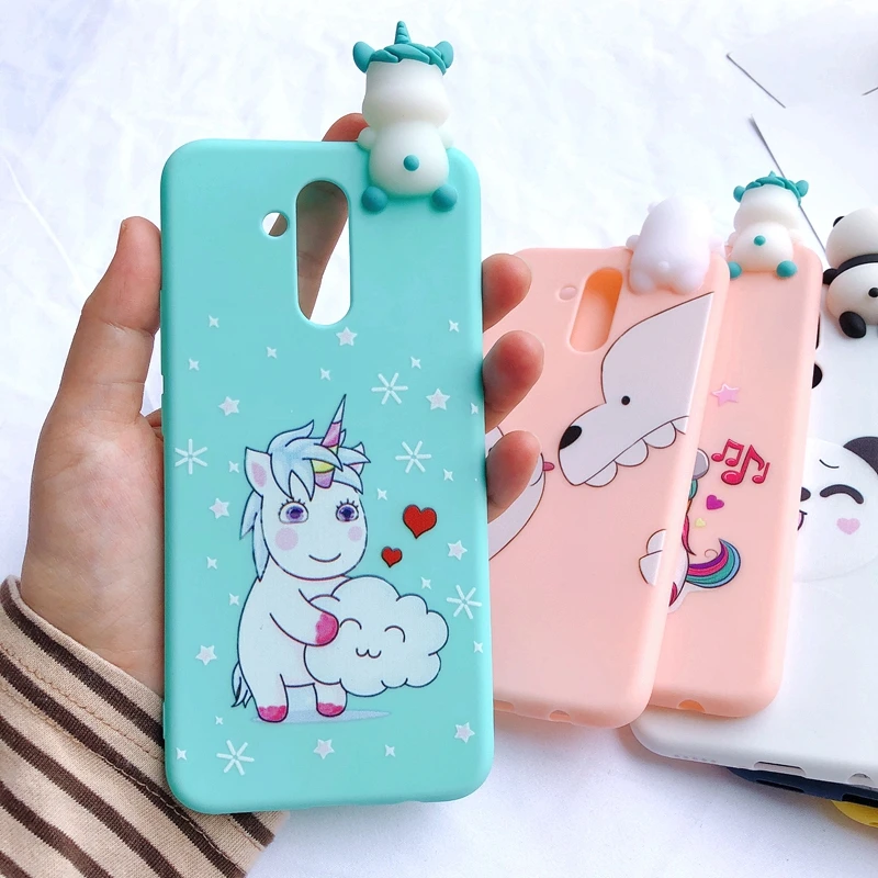 Funda huawei mate 20 Lite чехол etui mate 10 Lite чехол 3D Kawaii Медведь Единорог силиконовый чехол для huawei mate 20 Lite чехол Capa - Цвет: 5