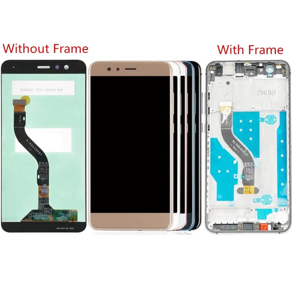 

For Huawei P10 Lite WAS-LX1 WAS-LX1A WAS-LX2 WAS-LX3 LCD Screen and Digitizer Assembly with Front Housing Replacement!!