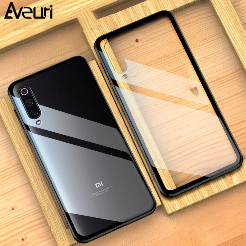 Luxury 9H Tempered Glass Phone Case For Xiaomi Mi 9 8 SE Mi9 Mi8 Coque Full Protection Back Cover Case For Xiaomi Mi 8 Explorer