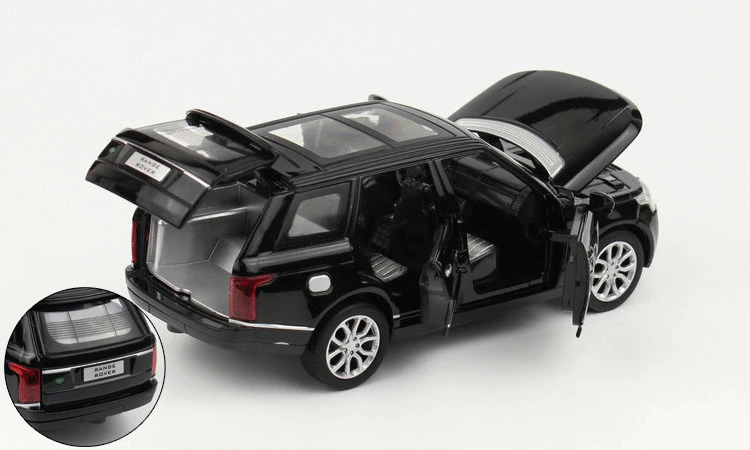 1:32 Range Rover SUV Игрушечная модель автомобиля из сплава, детские игрушки, коллекция подарков, внедорожник для детей, 6 открытых дверей