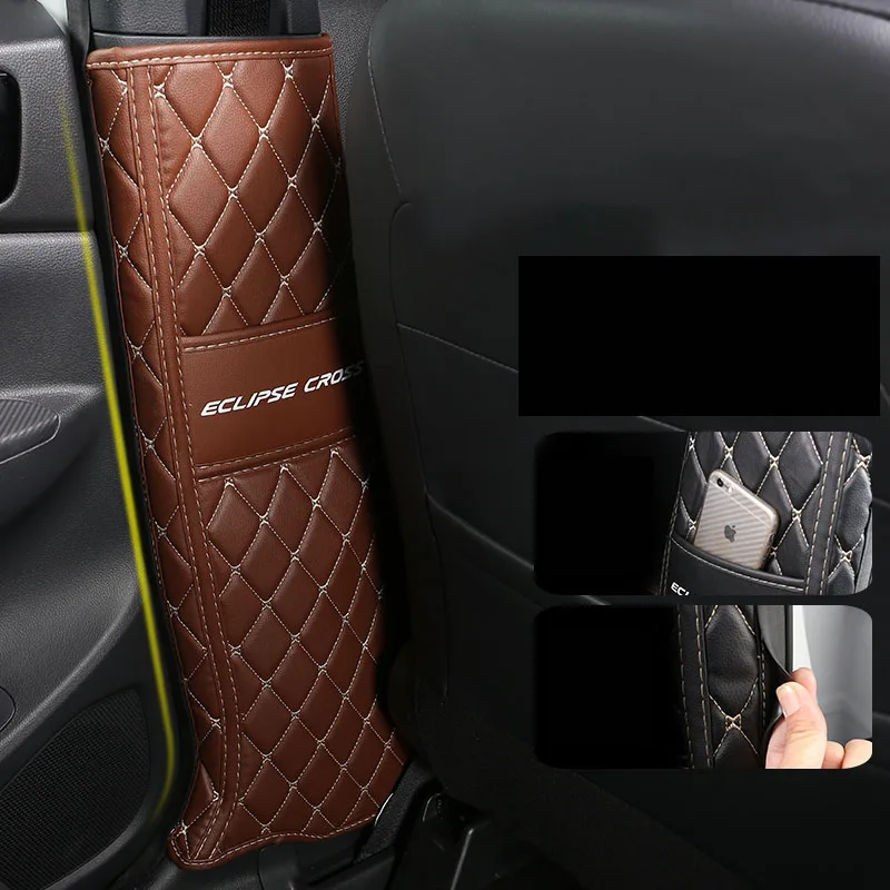 

Seat anti-kick pad B-pillar special rear seat protection pad interior car Accessories For Mitsubishi ECLIPSE CROSS 2018 2019
