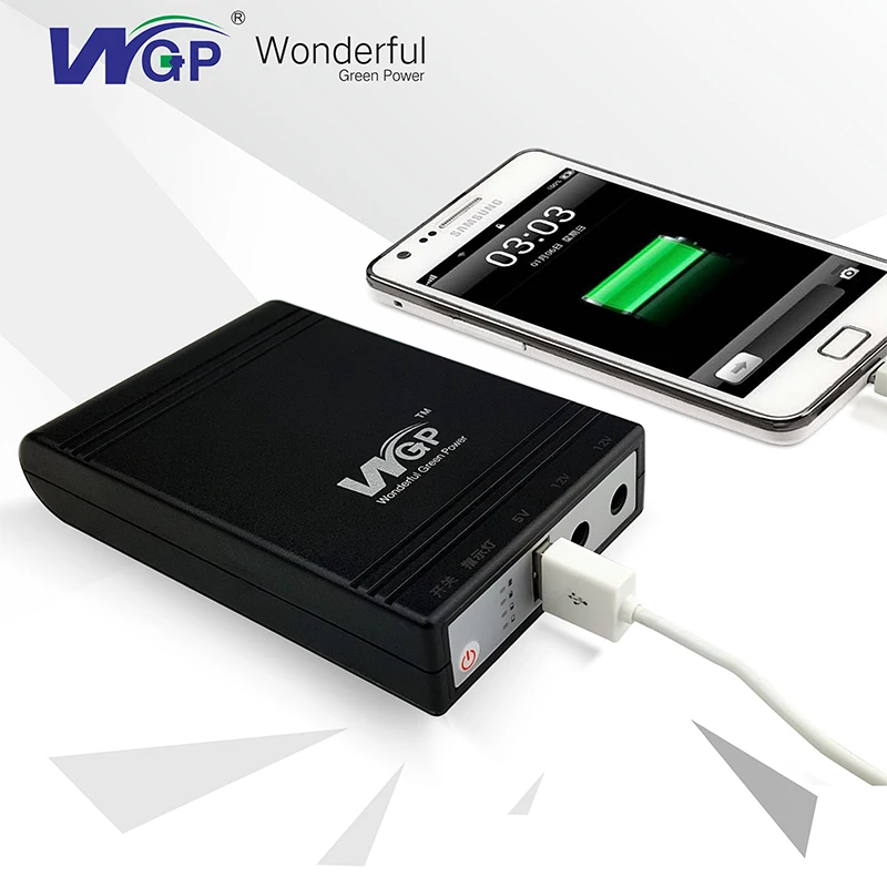 

3 in 1 online UPS power supply DC 12V 5V output uninterrupted power ups with 12V 2A ups battery charger