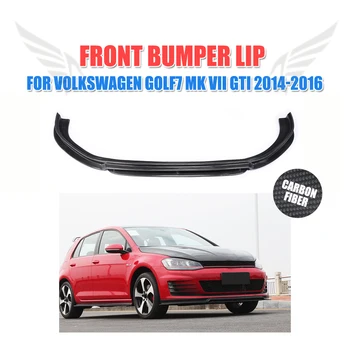 

Carbon Fiber Front Bumper Spoiler Splitters Apron for Volkswagen VW Golf 7 VII MK7 GTI Bumper 2014 - 2017