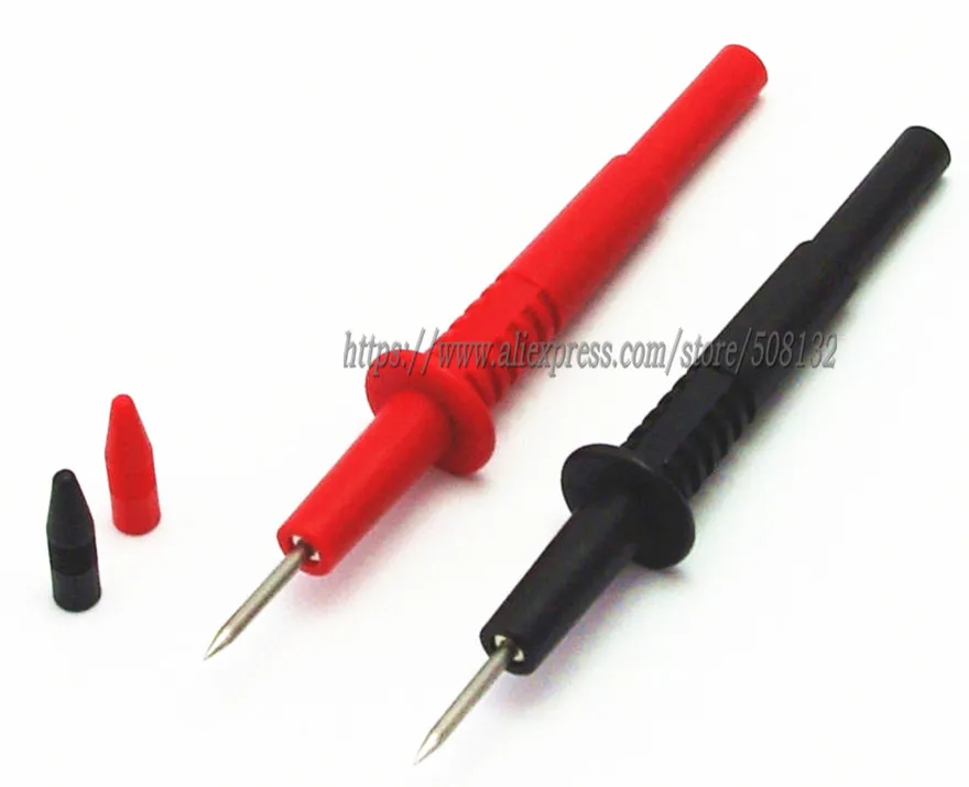 5 pcs 4mm Test Probe Stainless Steel TIP 10A Black Red Blue Green Yellow 