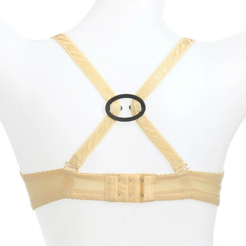 20PCS Sexy Oval Cleavage Control Clips Hide Bra Strap Buckle Adjust