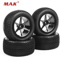 4Pcs/Set 1:10 Scale Off-Road Car Model Tires and Wheel with 6mm Offset fit RC Off-Road Car Model Accessories 25037+27014 4Pcs/Set 1:10 Scale Off-Road Car Model Tires and Wheel with 6mm Offset fit RC Off-Road Car Model Accessories 25037+27014