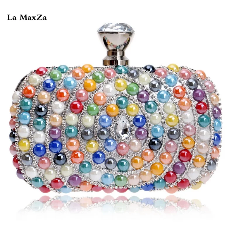 

La MaxZa Crystal Day Clutch Party Bag Top Selling Ladies Clutch Bag Lady's Handbag Designer Ladies Clutch Bag Evening Bag Purse