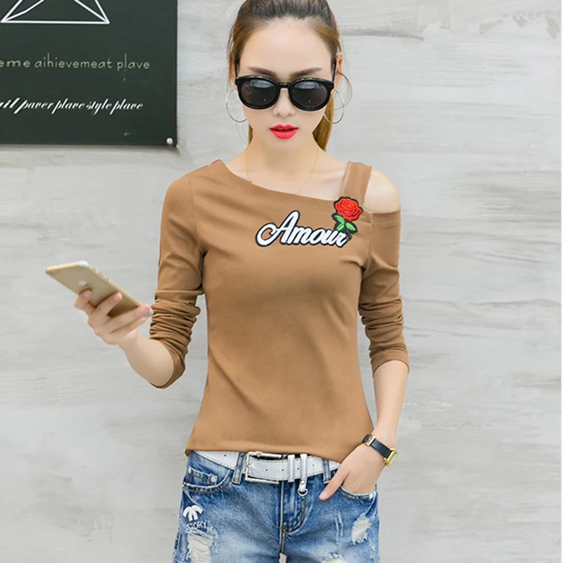 

Floral Embroidery blouse Off Shoulder Shirt 2018 New Fashion korean women tops Blouses Femme Blusas Mujer De Moda plus size 3XL