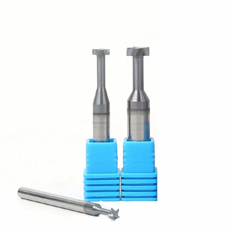 1PCS T type Groove cutter HRC55 Solid carbide T type cutter Milling
