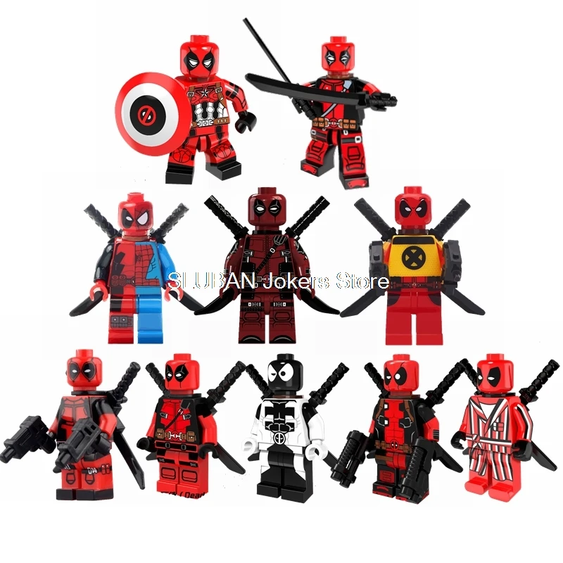 

Spiderman Thanos Legoing Deadpool Building Blocks Toys for Children Compatible Avengers Legoing Marvel Super Heroes Infinity war