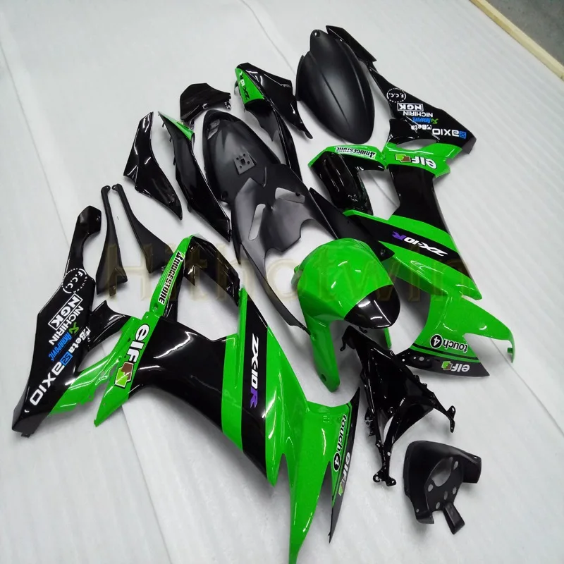 Пользовательские Обтекатели мотоцикла для KAWASAKI ZX10R 2008 2009 2010 ZX-10R 08-10 обвес+ Бесплатные Винты+ черный белый M2