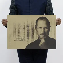 Джобса Винтаж плакат на крафт-бумаге домашние товары для рукоделия украшения для кафе бара ретро-плакаты и принты