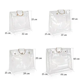 

Keep Clean Handbag Dustproof Cover Transparent Storage Organizer Bag