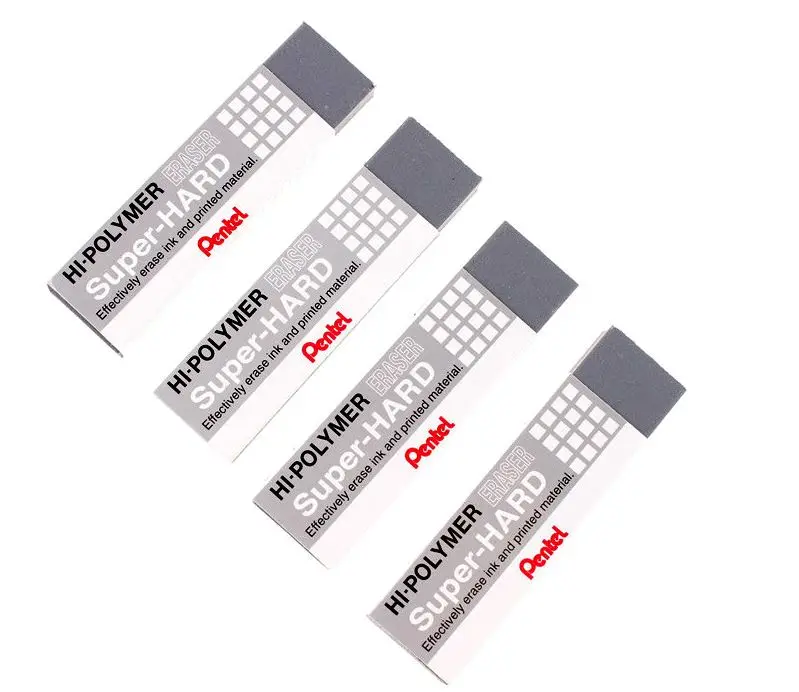 Pentel ZEB20 HI-POLYMER Supler Hard Eraser Japan 4