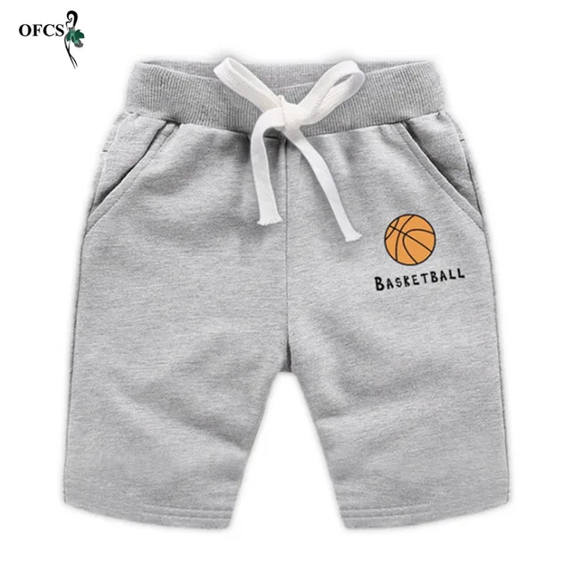 OFCS Baby Boys Shorts Trousers For Boy Girls Shorts Children's Cotton Sports Boys Beach Shorts Kids Boys Short Motion Pants 2-12 2