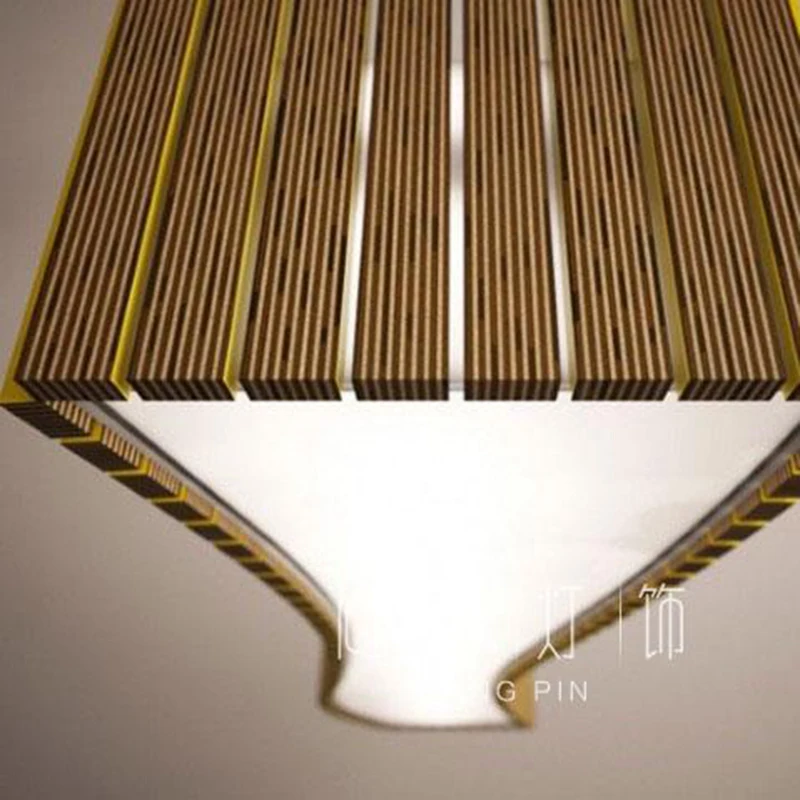 Italy Wood Manchurian Ash pendant lights light led hanglamp loft decor lamps light fixtures hanging lamp Living room Restaurant
