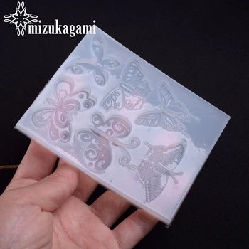 

1pcs UV Resin Jewelry Liquid Silicone Mold insect Butterfly Resin Charms Molds For DIY Intersperse Decorate Making Jewelry