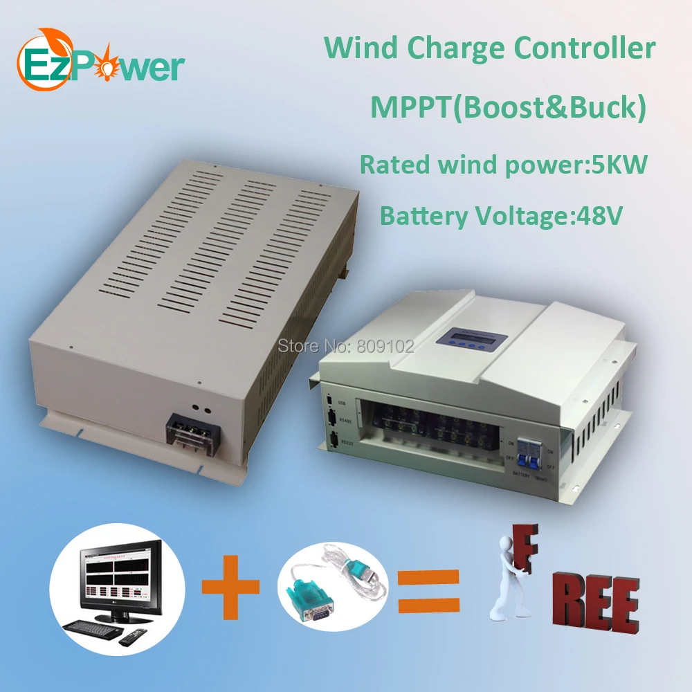 

5KW 48V MPPT wind charge controller with Boost&Buck function