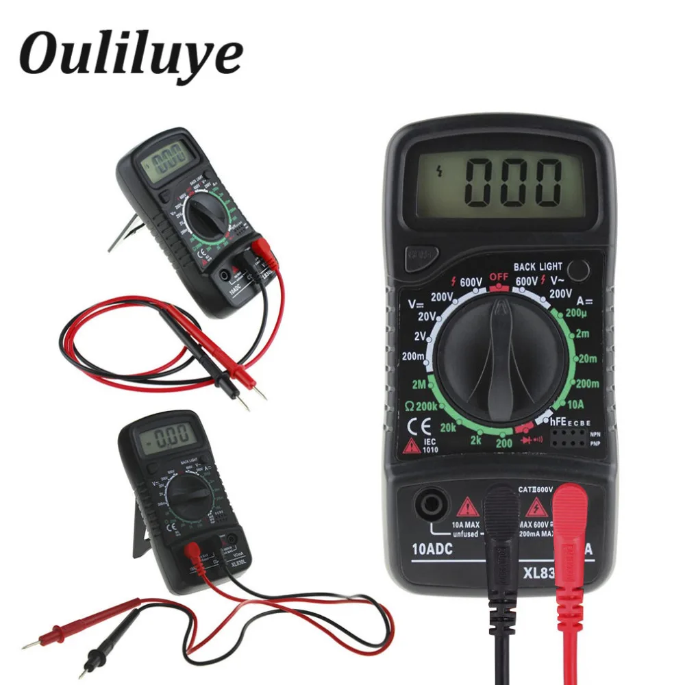 

Electric Digital LCD Multitester XL830L Insulation Resistance Tester Meter Voltmeter Ammeter Amp Volt Current Meter Gauge AC/DC