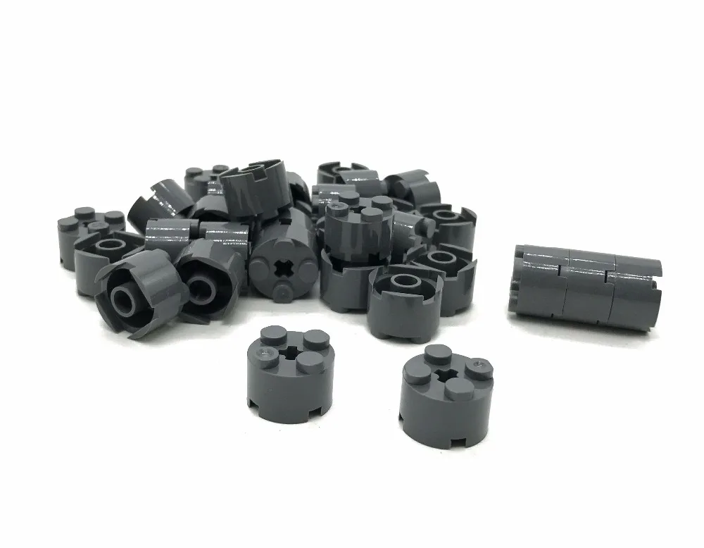 50pcs/Lot Brick Parts 2x2 Round Bulk DIY Block Parts Compatible with Other Brand Assemble Particles