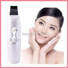 Перезаряжаемая красота спа Гальваническая ионная микротоковая поверхность Лифт звуковой очиститель кожи аппарат для удаления угрей