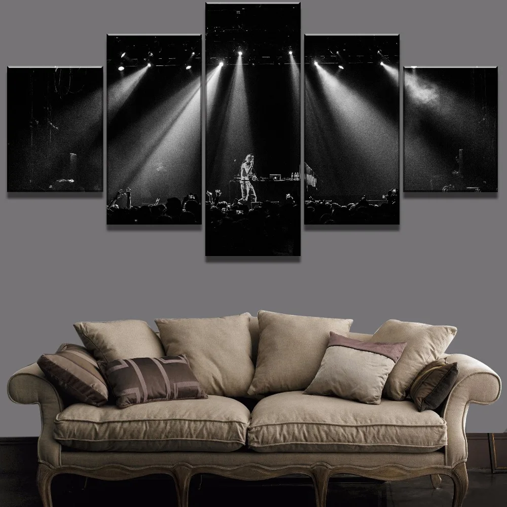 5 Piece Canvas Painting Lil Peep Music Poster Cuadros Wall ...