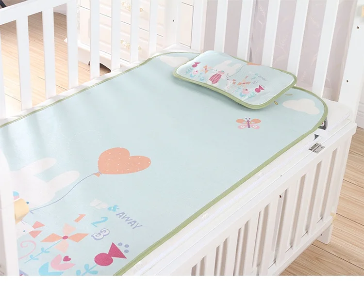 Детская кровать Лето охлаждающий коврик Детские постельные принадлежности детские льняные коврик с искусственной травой Детские