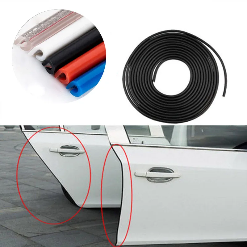 

car door guard Stickers door edge protection strip Rubber Stickers Open Door Protection Side Styling Mouldings Cars Accessories