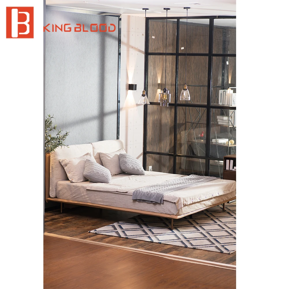 1.8 متر السرير المادة جلد لل طاقم غرفة نوم تصاميم