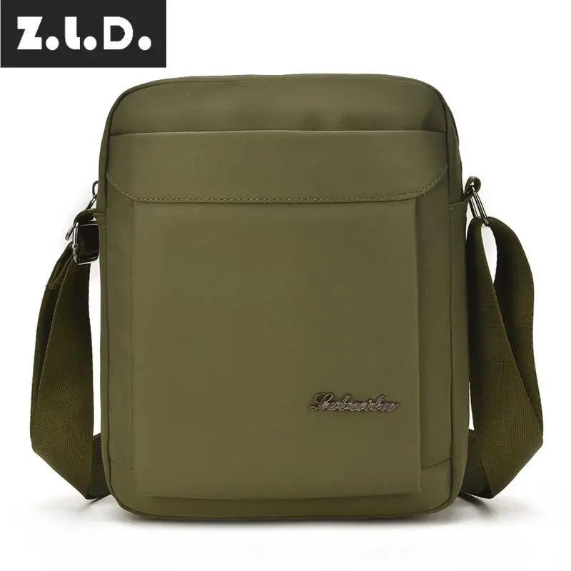 Z.L.D. Новое поступление Для мужчин нейлон сумка для верховой езды сумка Водонепроницаемый груди мешок большой Ёмкость Малый вечерние сумки