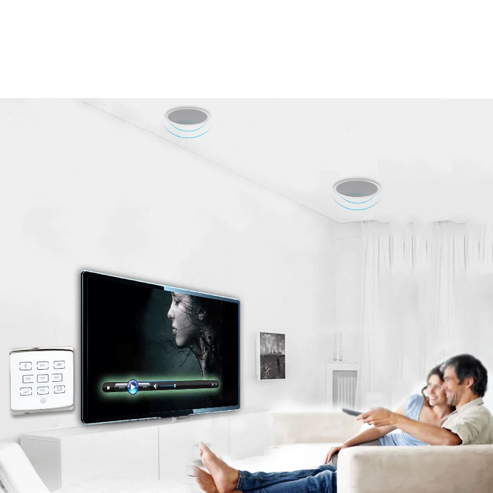 M86 reproductor de sonido estéreo inteligente hogar Sistema de música bluetooth en amplificador de pared