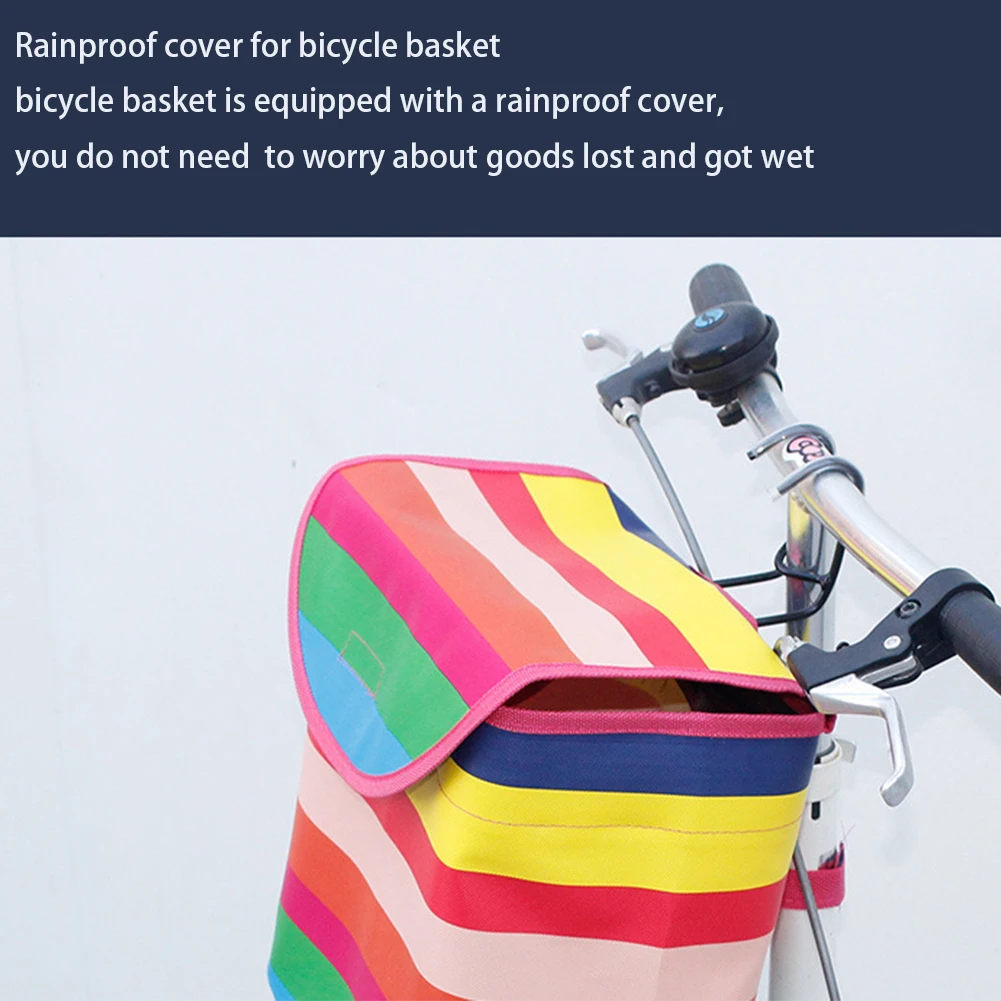Perfect Bicycle Front Basket Food Basket Canvas Basket Cloth Basket 6