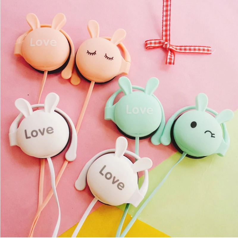 

Headphone Cartoon Game Cute Headset Computer Wired Earhook Sport