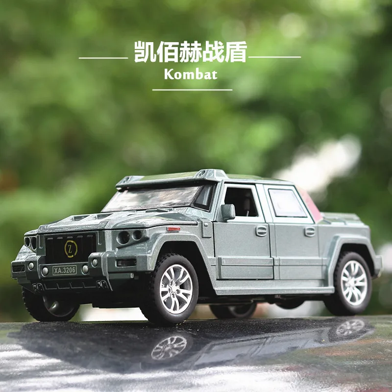 

(bulk) off-road alloy car suv simulation car model 1: 32 sound and light pull back car model