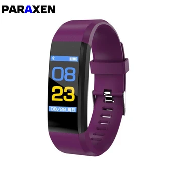 

PARAXEN ID115 Plus Smart Bracelet Fitness Tracker For Adult With Color LCD Heart Rate For iOS Android