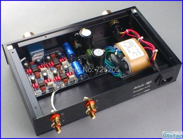 Hi Fi усилитель стерео AD797 высокочастотный настраиваемый MBL6010 D черный золотой