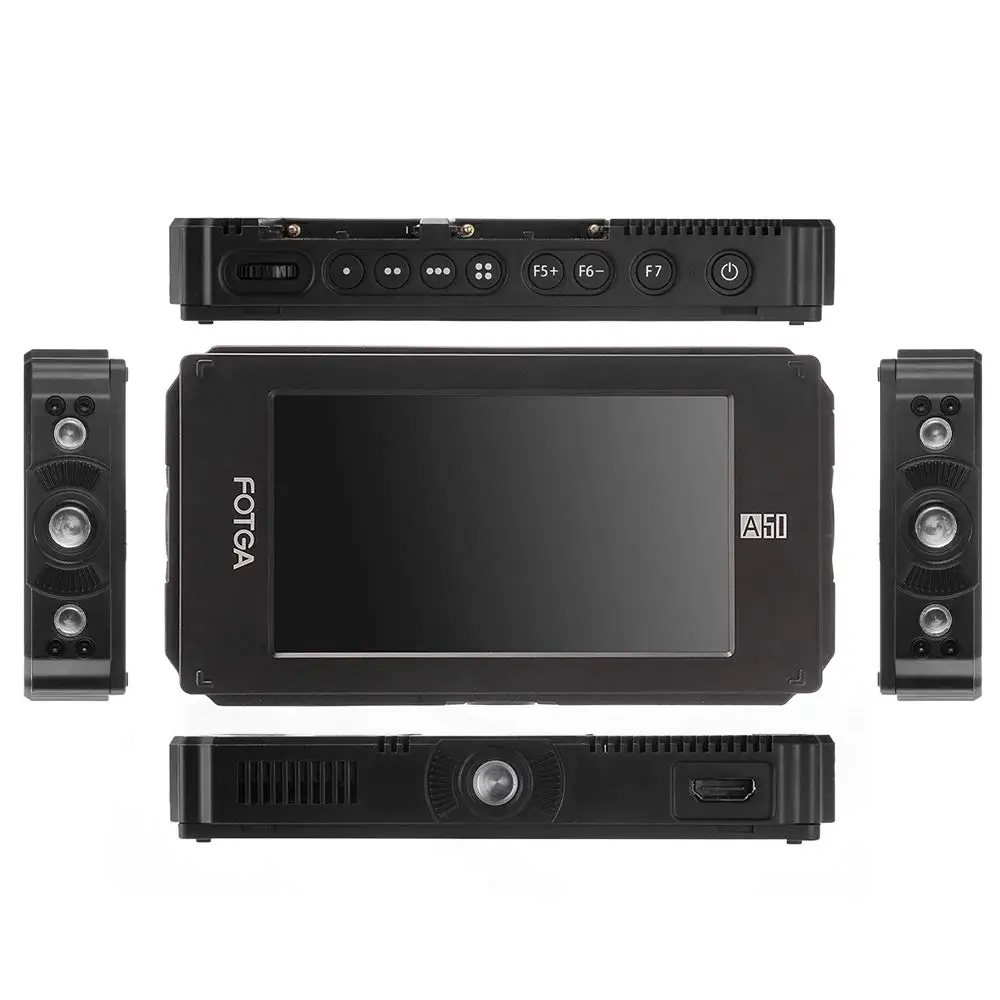 FOTGA DP500IIIS A50T " FHD видео накамерный полевой монитор сенсорный экран 1920x1080 HDMI 4K вход/выход для 5diii IV A7 A7R GH4