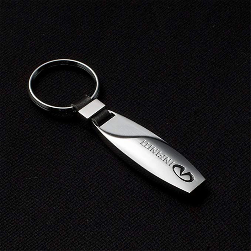 

Water drop shaped Emblem Car Keychain Keyring auto Logo for Infiniti